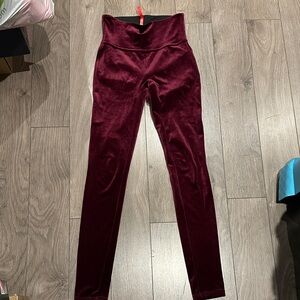 Spanx velvet leggings - small